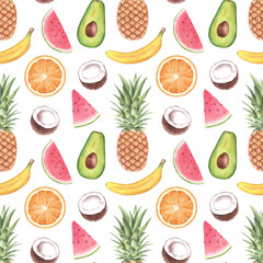 Summer Fruits Pattern