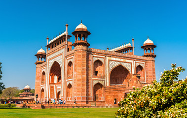 Darwaza i Rauza, the Great Gate of Taj Mahal - Agra, India