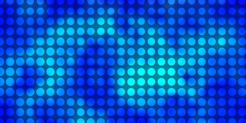 Light BLUE vector template with circles. Abstract illustration with colorful spots in nature style. New template for your brand book.