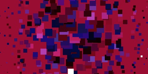 Light Blue, Red vector background with rectangles. Abstract gradient illustration with colorful rectangles. Modern template for your landing page.