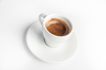 filiżanka kawa espresso biała cafe coffee porcelain