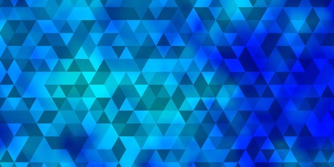 Obraz premium Light BLUE vector pattern with polygonal style.
