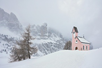 Kapelle am Grödner Joch