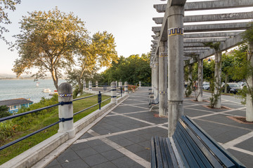 Beautiful promenade in Santander, Spain © Arturo Limón