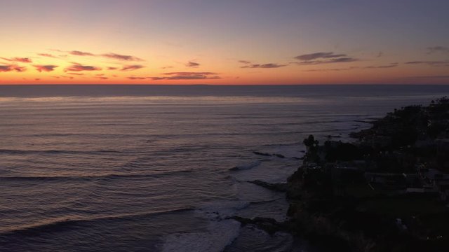 sunset on Rocky California Beach | 4k Cinamatic Drone Footage
