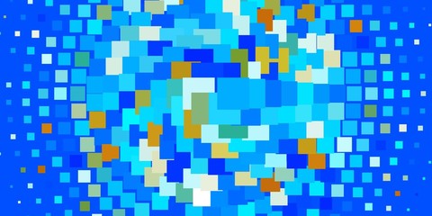 Light BLUE vector texture in rectangular style. Illustration with a set of gradient rectangles. Template for cellphones.