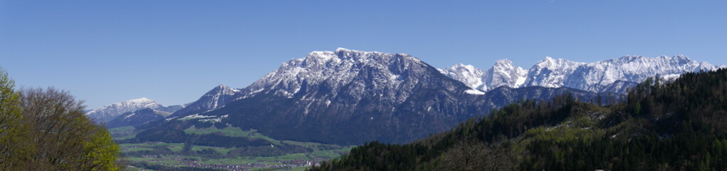 Panorama vom Kaisergebirge