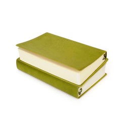 Stack of books isolated on a white background