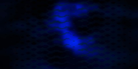 Dark BLUE vector template with rectangles. Illustration with a set of gradient rectangles. Template for cellphones.