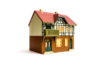 Miniature toy house.