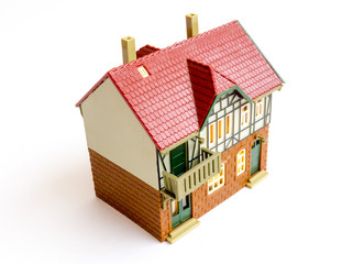 Miniature toy house.