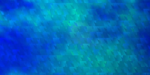Light BLUE vector background with triangles.