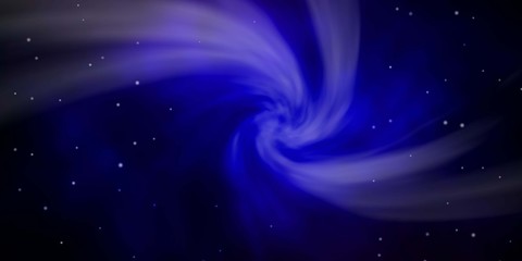 Obraz premium Dark Blue, Red vector layout with bright stars. Decorative illustration with stars on abstract template. Theme for cell phones.