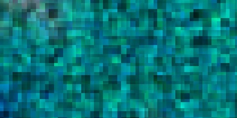 Light Blue, Green vector texture in rectangular style.