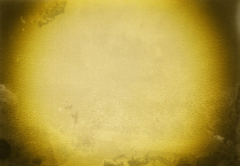 Vintage yellow film plate texture background