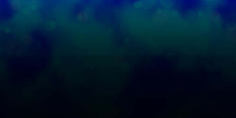 Light BLUE vector layout with circle shapes. Abstract decorative design in gradient style with bubbles. Pattern for business ads.