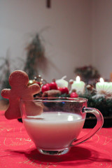 Christmas cookie with festive decoration