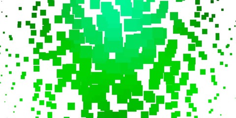 Light Green vector backdrop with rectangles. Modern design with rectangles in abstract style. Pattern for websites, landing pages.