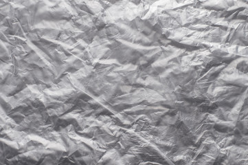 light crumpled polyethylene texture