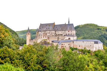 Fototapeta na wymiar Castle in Vianden, Luxembourg