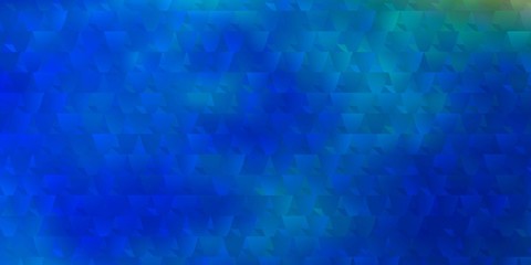 Light Blue, Yellow vector texture with triangular style.