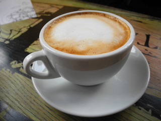 thick foam cappuccino