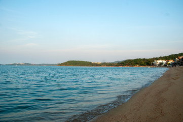 Beach before the sunset 