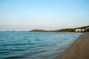 Beach before the sunset 