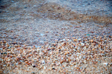 closeup beach sand