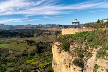 Obraz premium Observation Deck in Ronda, Spain