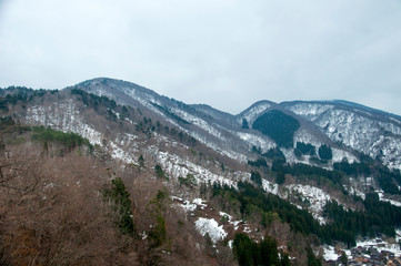 Mountain in the winter, Japan