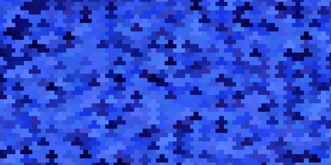 Light BLUE vector layout with lines, rectangles. Rectangles with colorful gradient on abstract background. Modern template for your landing page.