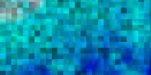 Light BLUE vector background with rectangles.