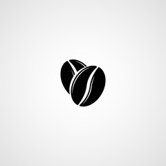 Coffee beans vector icon. Illustration for graphic and web design