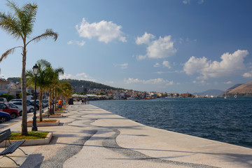 view of Argostoli on Kefalonia island (Greece)