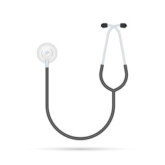 Stethoscopes, medical equipment for doctor. Vector stock illustration.