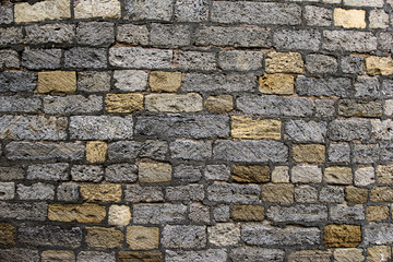 Texture of the stone wall