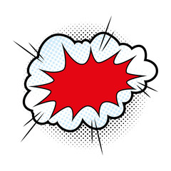 cloud pop art style design © Gstudio