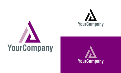 Creative letter A and real estate logo design template. Creative vector emblem, for icon or design concept.