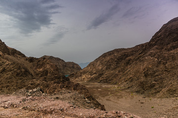 Taba and Sainai desert in Egypt