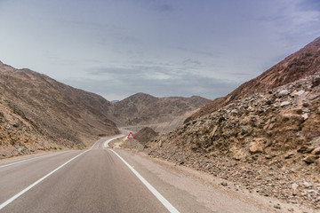 Taba and Sainai desert in Egypt