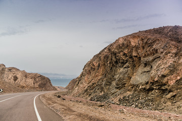 Taba and Sainai desert in Egypt