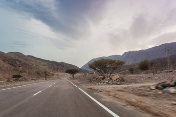 Taba and Sainai desert in Egypt