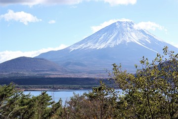 Beautiful and magnificent Fuji mountain in Japan