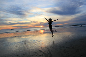 Jump at sunset