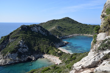 Fototapeta premium Wunderschöner Strand Porto Timoni auf Korfu 