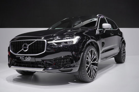 Bangkok, Thailand - March 26, 2019 : Audi e-tron GT electronic vehicle for save environment concept car on display in 40th Bangkok International Motor Show 2019 at Thailand