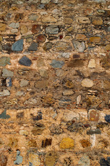 pared de piedras rusticas