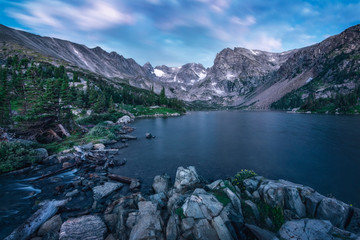 lake sunrise