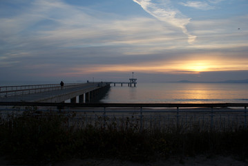 sunrise on the sea